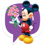 Новый Disney стикер для Viber Микки Маус